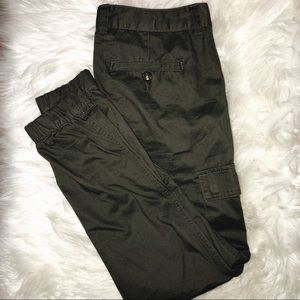 MEN’S ARMY GREEN CARGO PANTS
